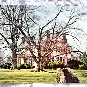 Vintage VIRGINIA carte postale Longwood House Farmville vacances Road trip souvenir carte postale souvenirs papier éphémères PanchosPorch