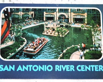 Vintage San Antonio Riverwalk Postcard: Texas Travel Memorabilia