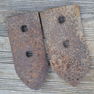 Vintage Rusty Metal Pieces Farm Tool Mystery Machinery Parts Steampunk Garden Art Rustic Primitive Found Object PanchosPorch