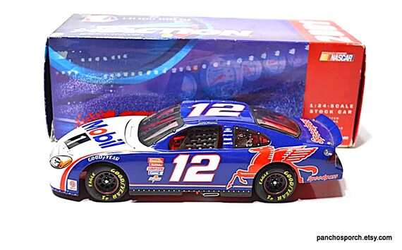 Vintage Jeremy Mayfield #12 Diecast Car: 2001 Mobil NASCAR 1/24