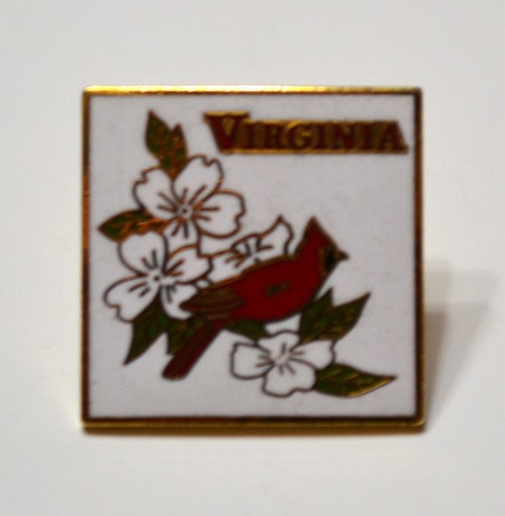 virginia state lapel vintage Gem