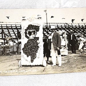 Carte postale vintage ASBURY PARK New Jersey Shore Baby Parade Float 1915 Americana Post Card Memorabilia Paper Ephemera PanchosPorch
