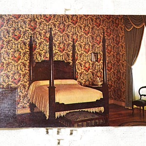 Vintage carte postale du KENTUCKY My Old Kentucky maison chambre de filles Bardstown carte postale souvenir souvenirs papier éphémères PanchosPorch