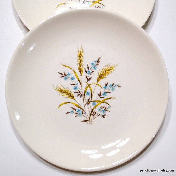 Wheat Pattern Dishes Etsy