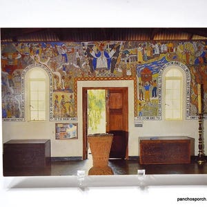 Vintage ZIMBABWE Postcard Cyrene Mission Chapel Bulawayo Souvenir Post Card Memorabilia Paper Ephemera PanchosPorch