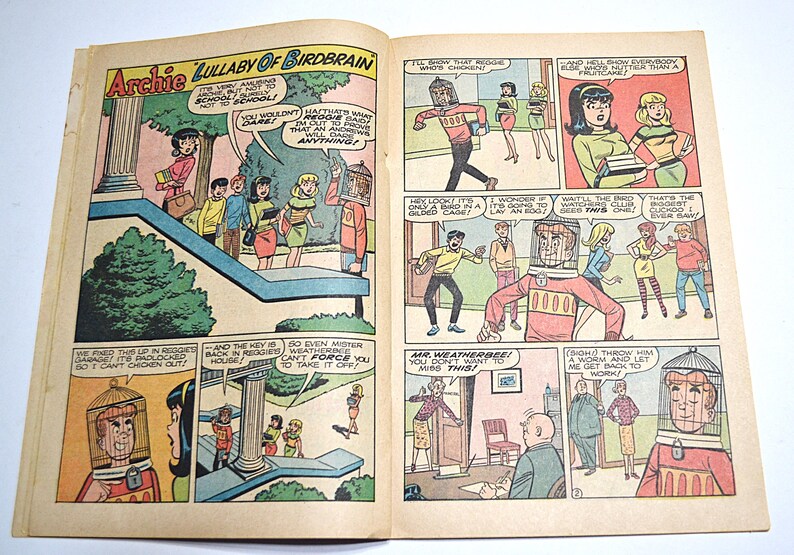 Vintage ARCHIE Comic Book, 1968 Archie Comics No. 180 Betty Veronica - Etsy
