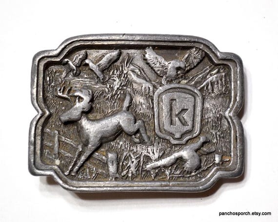 Vintage pewter belt buckle Fantastic Vintage Bergamot Pewter Belt Buckle.  main image 2