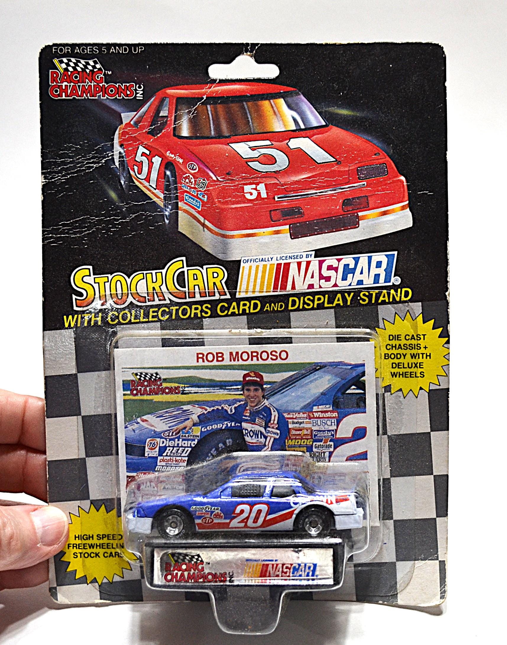 Vintage Rob Moroso #20 Diecast Stock Car: 1990 Racing Champions 1