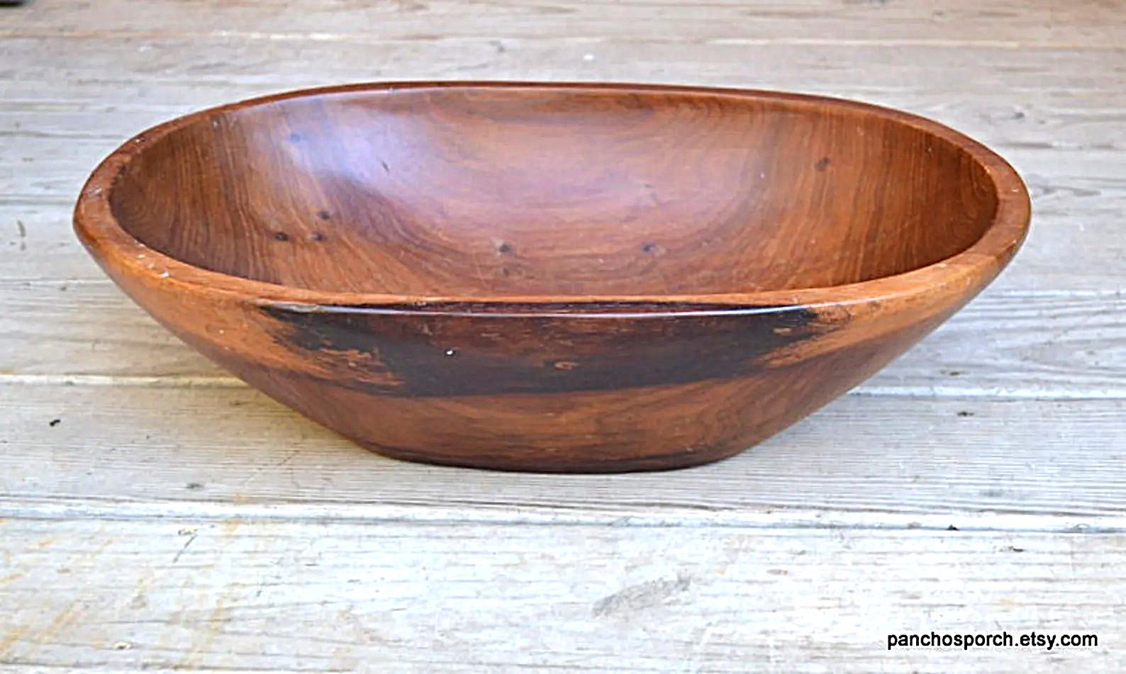 Large African Wood Bowl - Etsy