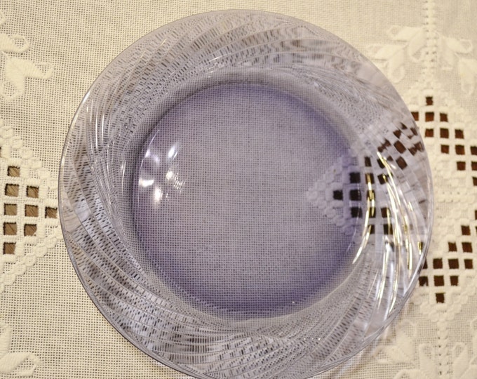 Vintage Pyrex Purple Amethyst Glass Salad Dessert Plate Set of Etsy
