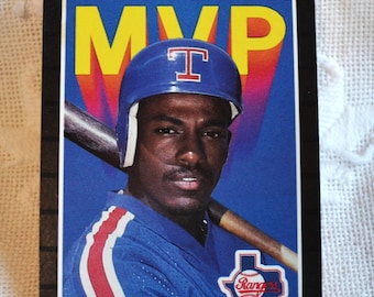 Vintage Texas Rangers Cards / Ruben Sierra Sports Card / Rare Baseball Card  1989 / American Lead Baseball Card / Sports Memorabilia Cards - Etsy
