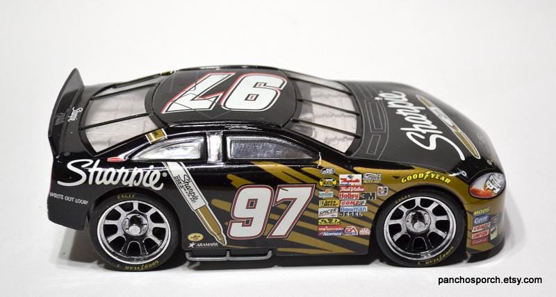 Vintage Kurt Busch #97 Sharpie Ford Taurus Diecast NASCAR