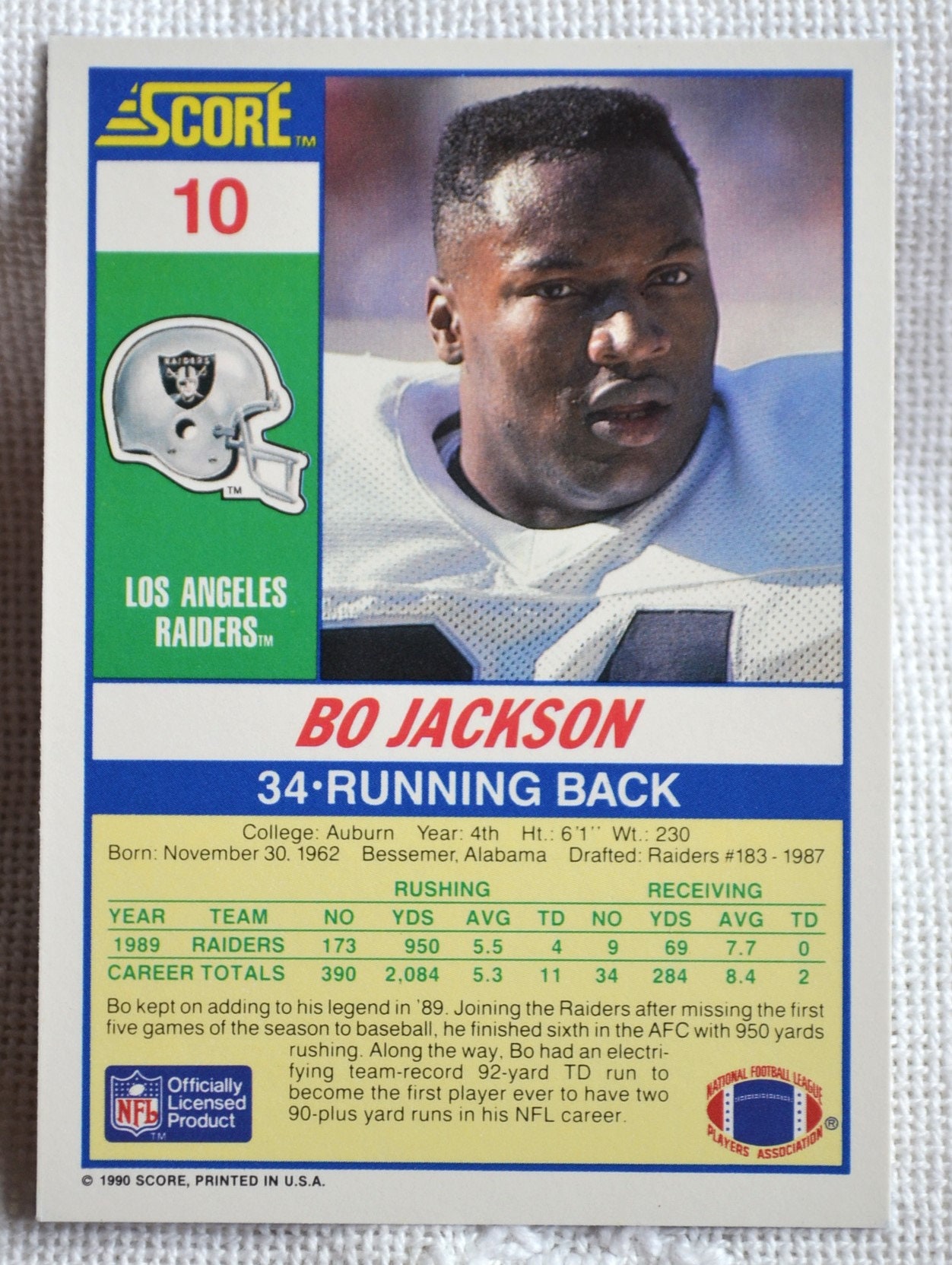 : 1994 Collector's Choice Football Team Set - LOS ANGELES RAIDERS  : Collectibles & Fine Art