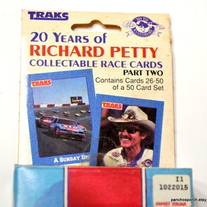 1991 Traks Race .20 Years of Richard Petty Collectable Race Cards