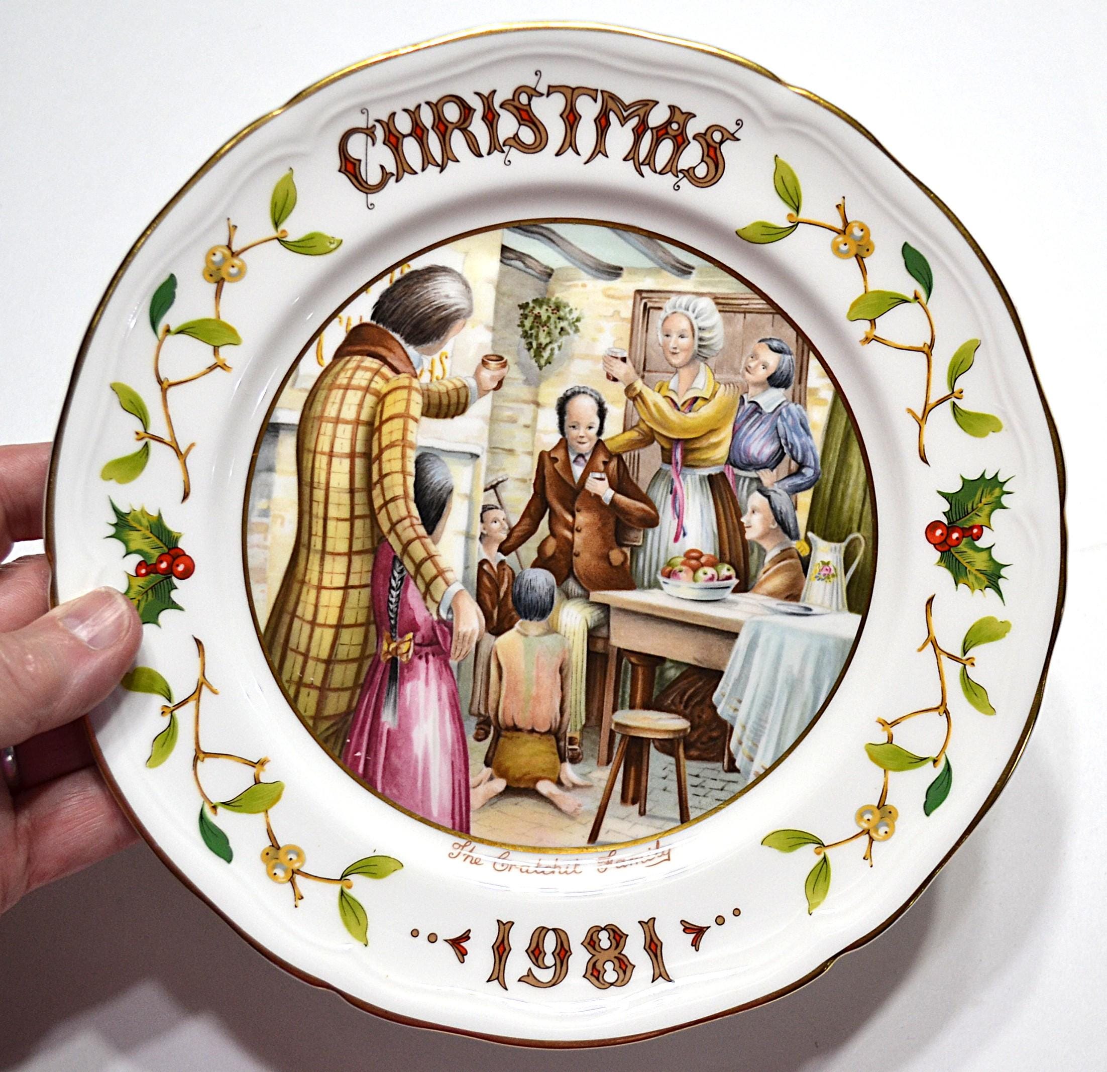 1981 Christmas Plate - Etsy