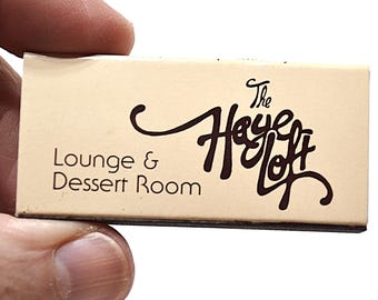 Vintage Euphemia Haye Matchbox Restaurant Haye Loft Longboat Key Florida Advertising Tobacciana Collectible PanchosPorch