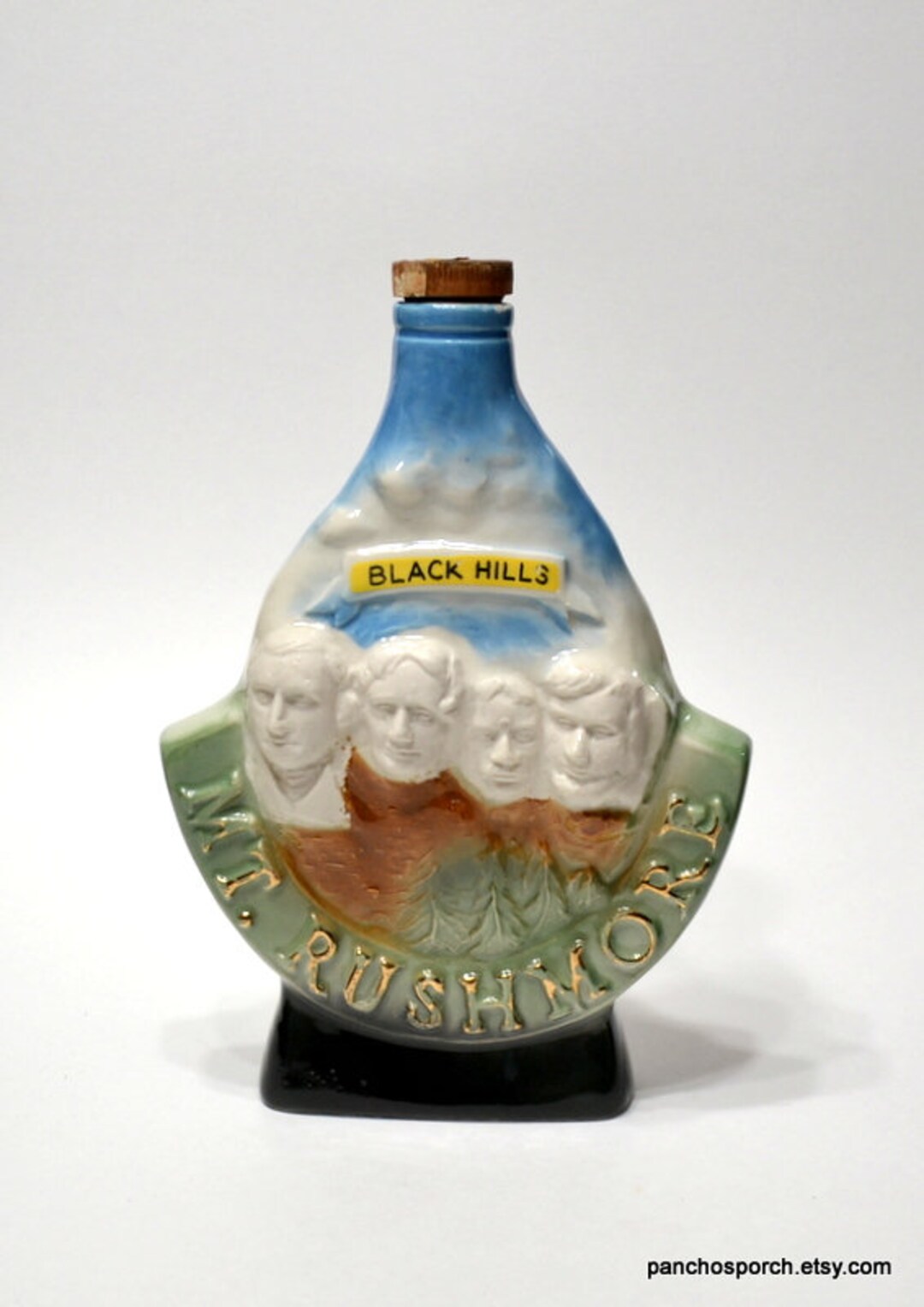 Vintage JIM BEAM Decanter 1969 Mt Rushmore Black Hills South Etsy