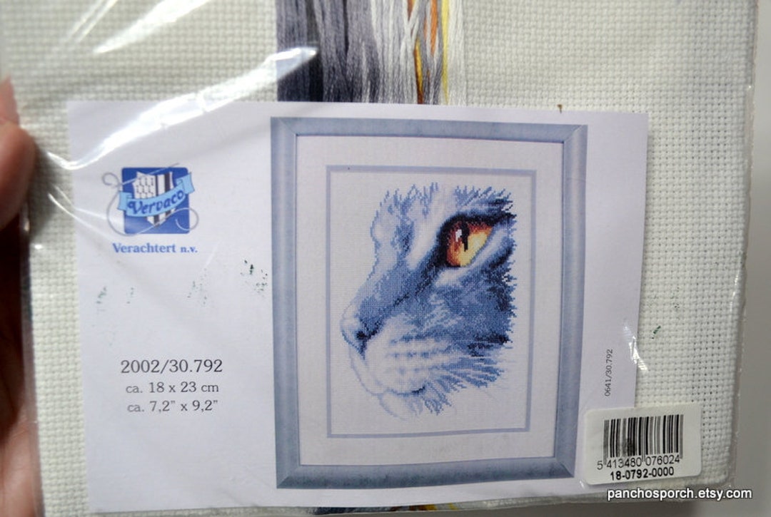 Majestic Cat Counted Cross Stitch Kit Cat Lover Verachtert Etsy