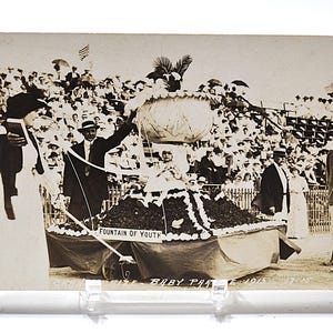 Vintage ASBURY PARK carte postale New Jersey 1915 Baby Parade flotteur photo souvenir carte postale souvenirs papier éphémères PanchosPorch