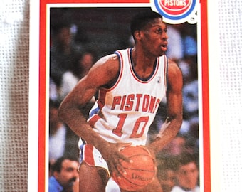 Dennis Rodman 1989-90 Fleer Basketball Card No 49: Detroit Pistons Vintage Collectible
