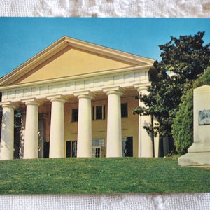 Vintage carte postale VIRGINIE Arlington Lee Mansion carte postale souvenir souvenirs tourisme papier éphémères PanchosPorch
