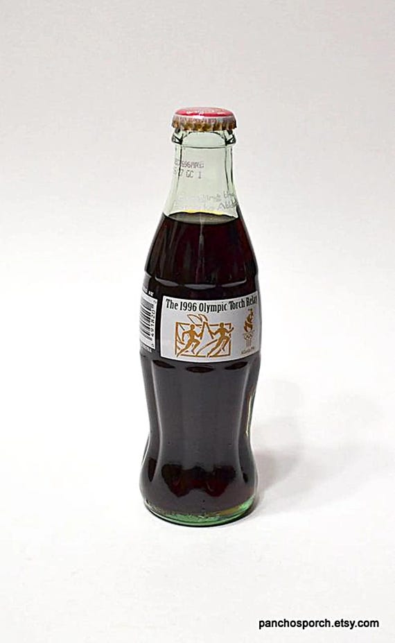 Vintage 1996 Olympics Coca Cola Bottle, Atlanta Torch Relay - Etsy