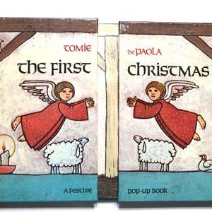 Vintage The First Christmas by Tomie de Paola 1984 Festive Pop-up Book. G. P. Putnam 3D