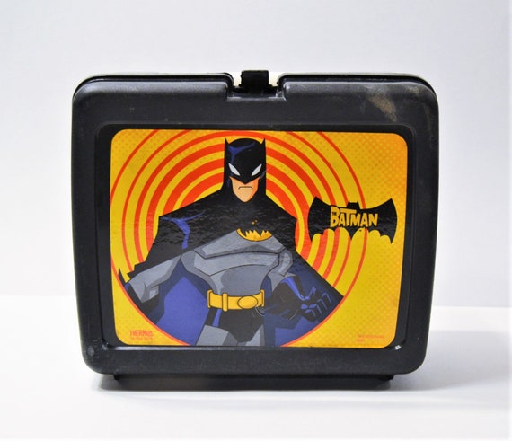 Vintage Batman Lunchbox NO Thermosblack Plastic School Lunch - Etsy