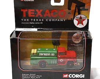 Camión de juguete Corgi TEXACO de 1966, modelo GMC Paragon Oil Texas Company, serie de exhibición 2001.