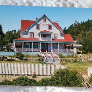 Vintage WASHINGTON carte postale Orcas Island Hotel Victorian Inn vacances carte postale souvenir souvenirs papier éphémères PanchosPorch