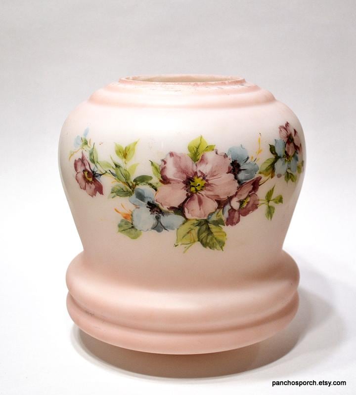 Fenton Hand Painted Fairy Lamp - Etsy