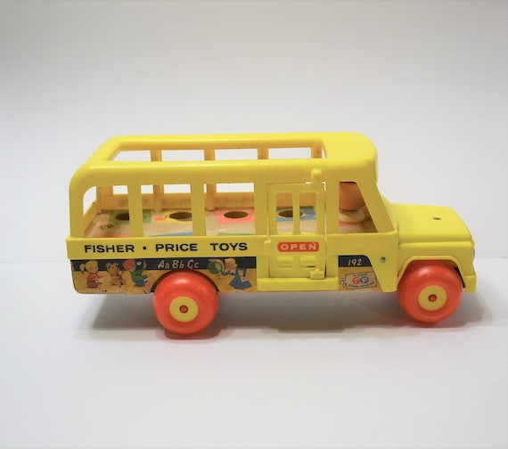 fisher price bus vintage