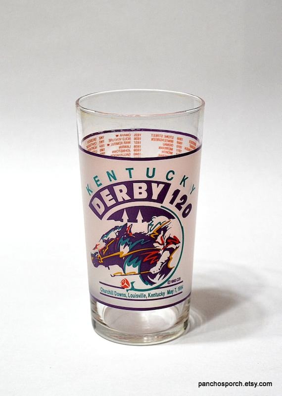 Vintage 1994 Kentucky Derby Glass: Churchill Downs Mint Julep Souvenir