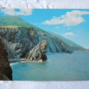 vintage NOVA SCOTIA Carte postale Old Scot Rock Cape Breton Canada Road Trip Carte postale Souvenirs Papier publicitaire Éphémère PanchosPorch