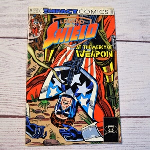 Vintage Legend of the Shield Comic Book, 1992, Number 8, DC Comics