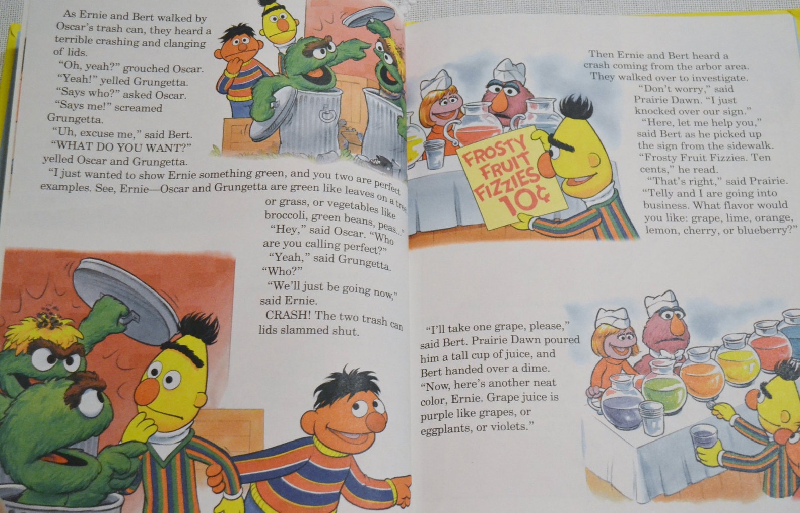 Vintage On My Way With Sesame Street Book 1989 Volume 6 Etsy