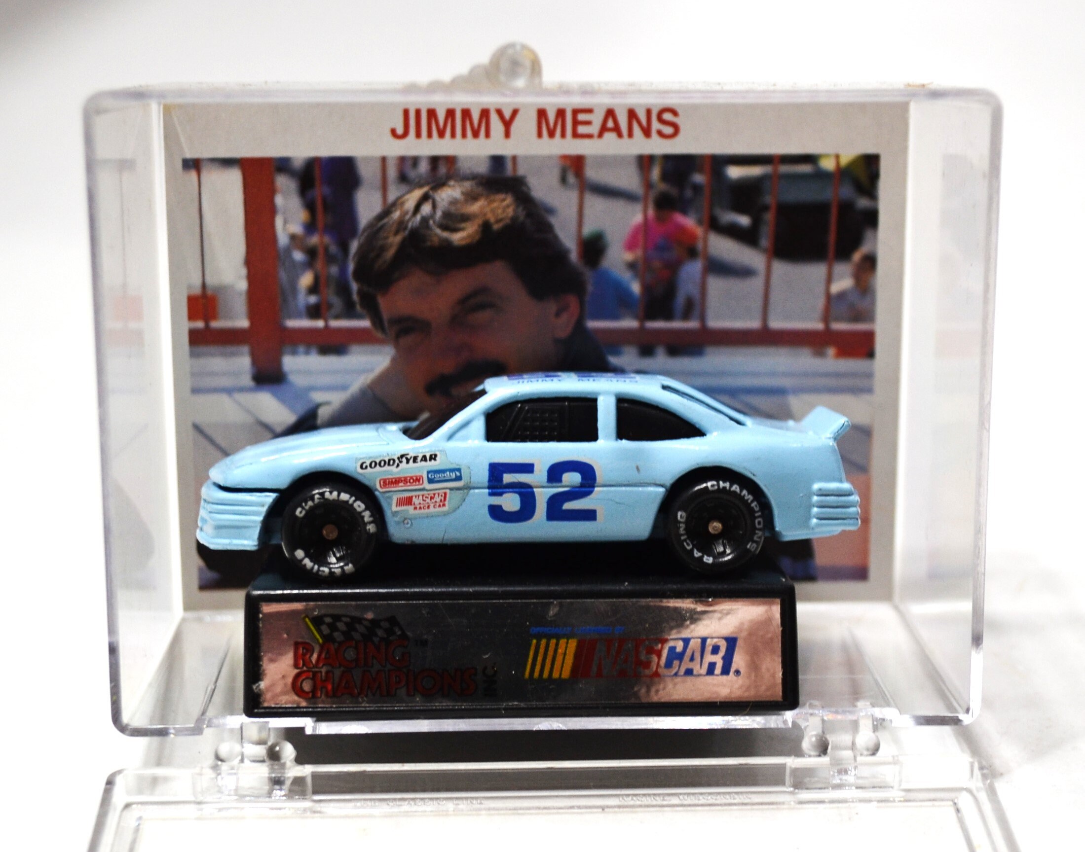 Vintage JIMMY MEANS No 52 Diecast Car 1/64 Scale Signed Vintage JIMMY MEANS No 52 Diecast Car 1/64 Scale Signed
