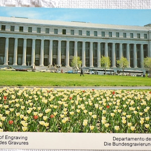 vintage WASHINGTON DC Carte Postale Bureau de Gravure Impression Souvenir Inutilisé Carte Postale Souvenirs Publicité Papier Ephemera PanchosPorch