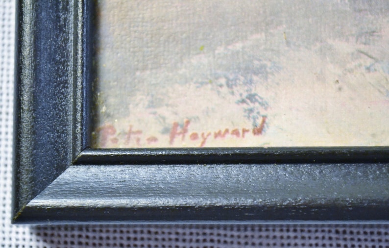 Vintage Peter Hayward Print Set of 2 Framed With Glass Cottage Etsy