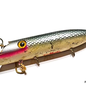 Vintage Martin Fishing Lure: Salmon Wooden Body, Glass Eyes - Etsy