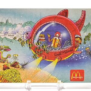1981 アメリカ マクドナルド ヴィンテージ ラッピングペーパー 印刷物 レア USA Vintage アメリカのヴィンテージラッピングペーパー 未開封