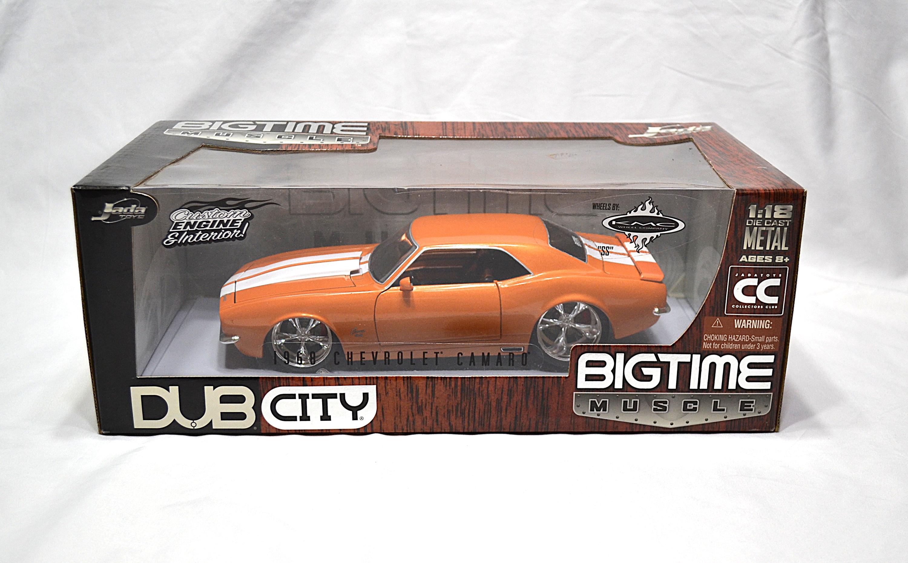 Vintage Jada 1968 CHEVY CAMARO 1:18 Diecast Big Time Muscle DUB