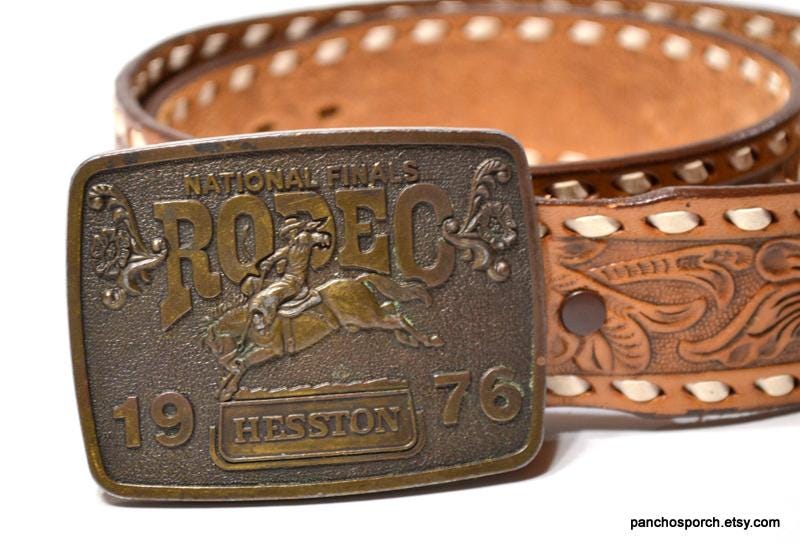 1976 Hesston Belt Buckle - Etsy display picture 3