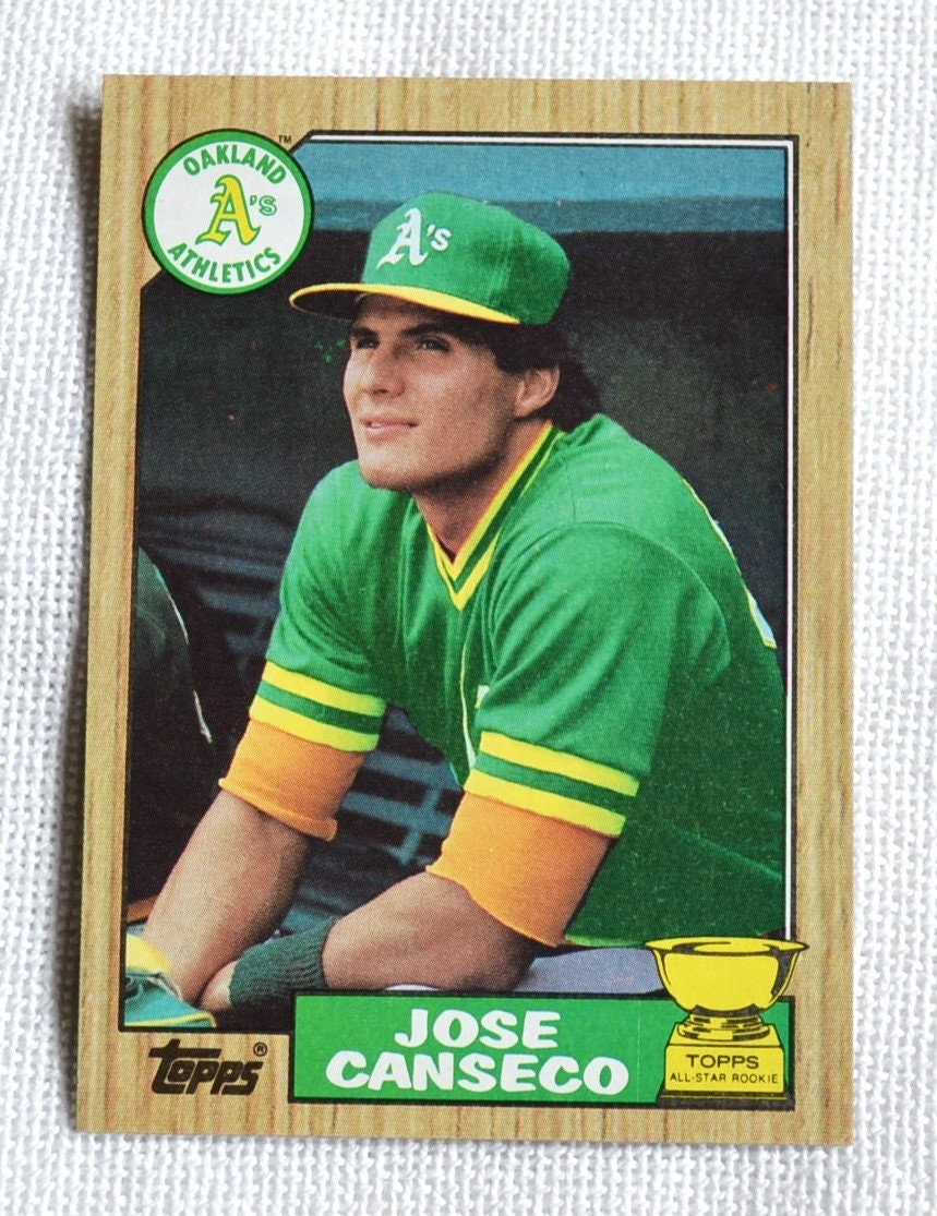 JOSE CANSECO ROOKIE CARD Donruss Baseball OAKLAND A's Athletics MLB RC