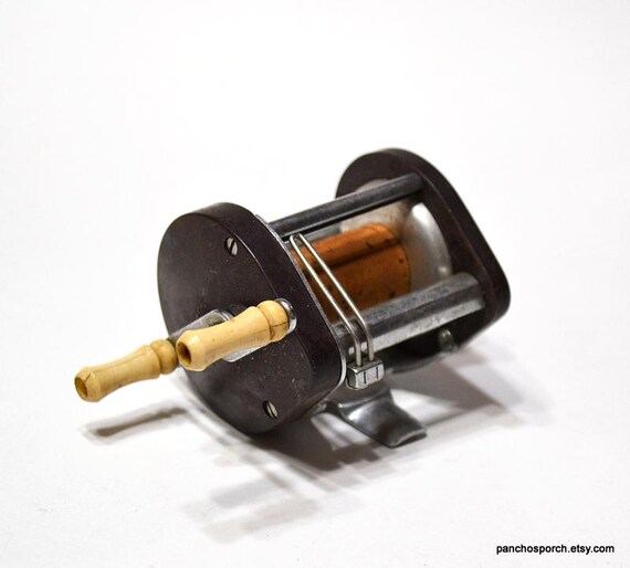 antique ocean city fishing reels Complete Vintage 1950s Fly Outfit | Reel & Brass Tube Ocean City Bay City 250