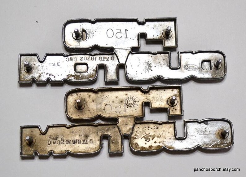 Vintage Ford F150 Custom Emblem Set, 1970s Truck Parts - Etsy