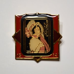 Vintage Coca Cola Gibson Girl Pin - 1986 Advertising Lapel Pin