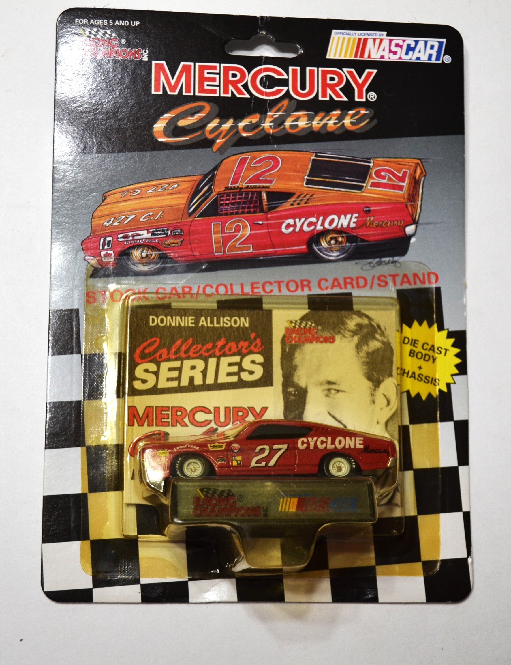 Vintage DONNIE ALLISON No 12 Diecast Car 1/64 Scale 1993