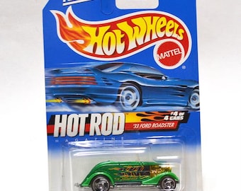 Skull and Flames Hot Wheels Boom '32 Ford Roadster Vintage 1997