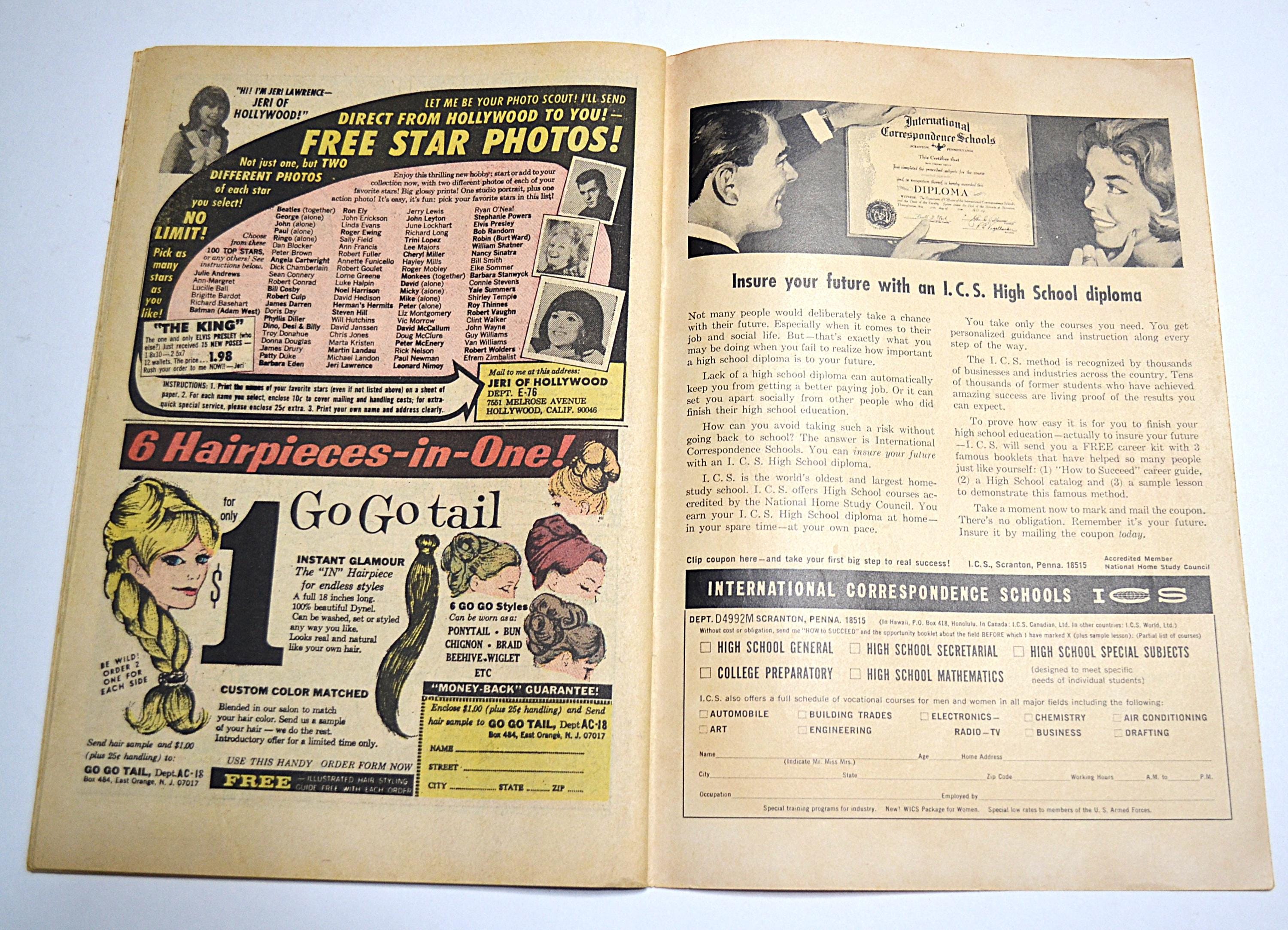 Vintage ARCHIE Comic Book, 1968 Archie Comics No. 180 Betty Veronica - Etsy